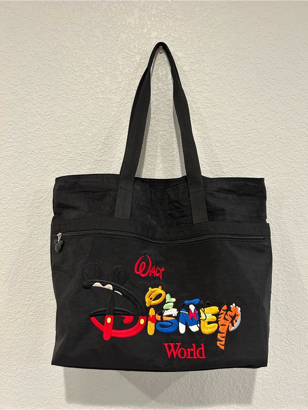 Disney Black Tote with Walt Disney World Tag